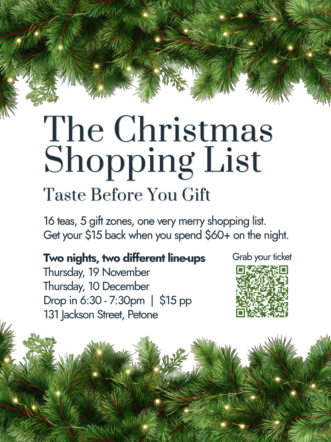 The Christmas Shopping List: Taste Before You Gift