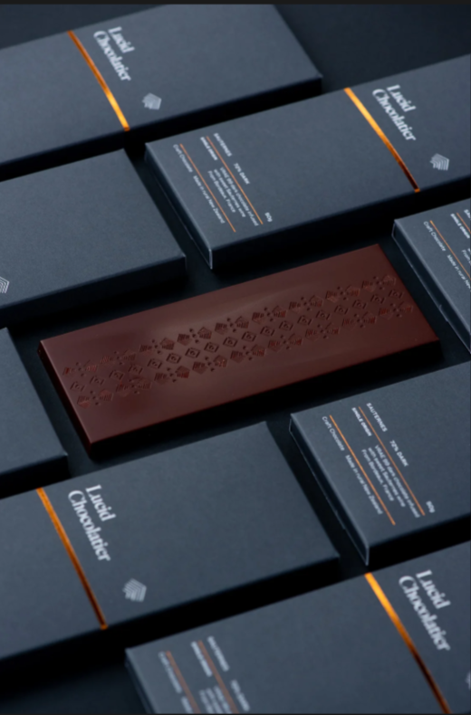 Lucid Chocolatier Sauternes 72% Dark Chocolate