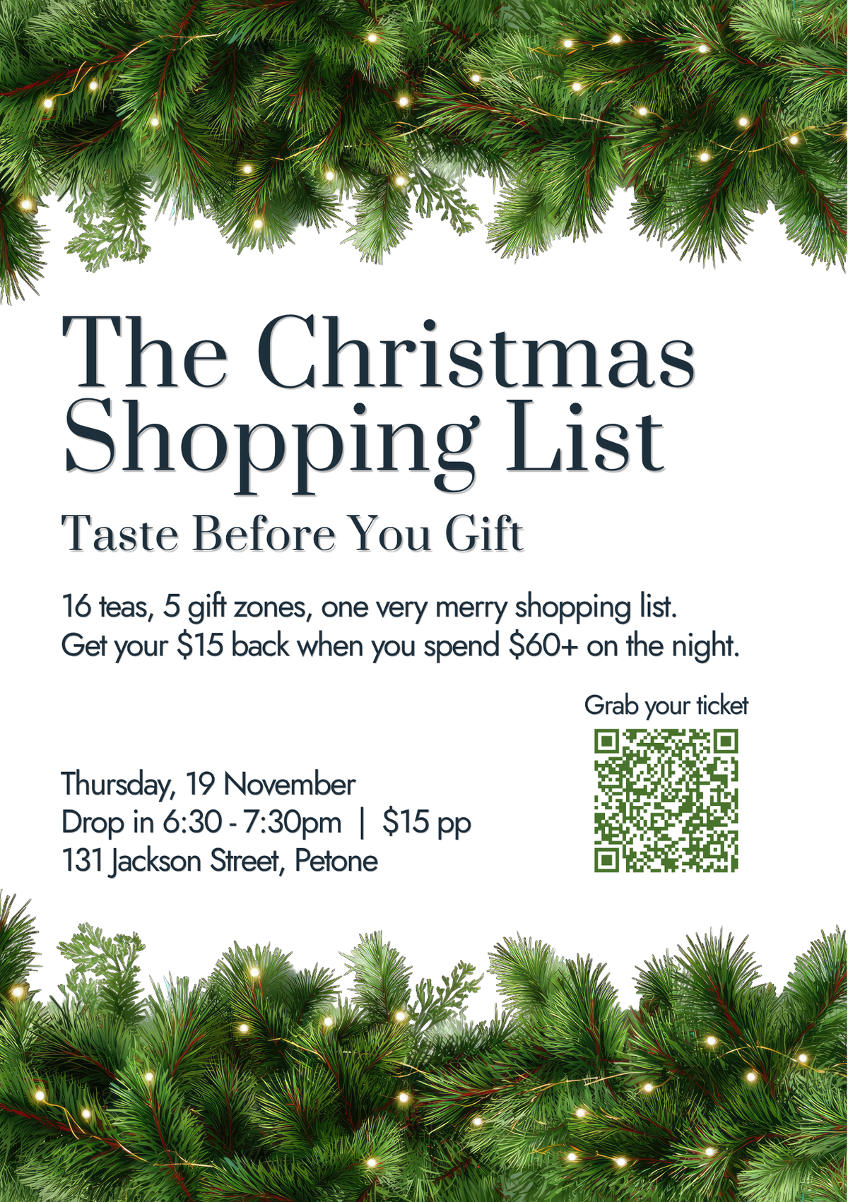 The Christmas Shopping List: Taste Before You Gift