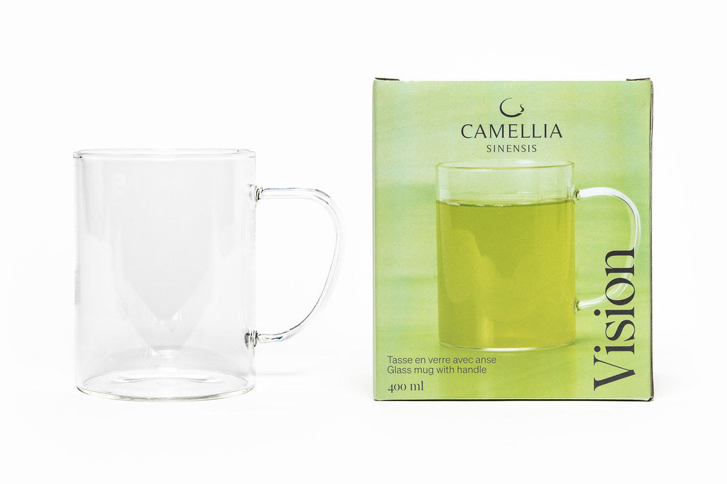 Camellia Sinensis - Glass Mug With Handle