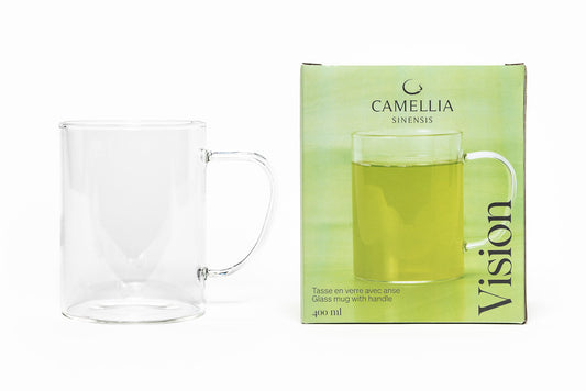 Camellia Sinensis - Glass Mug With Handle