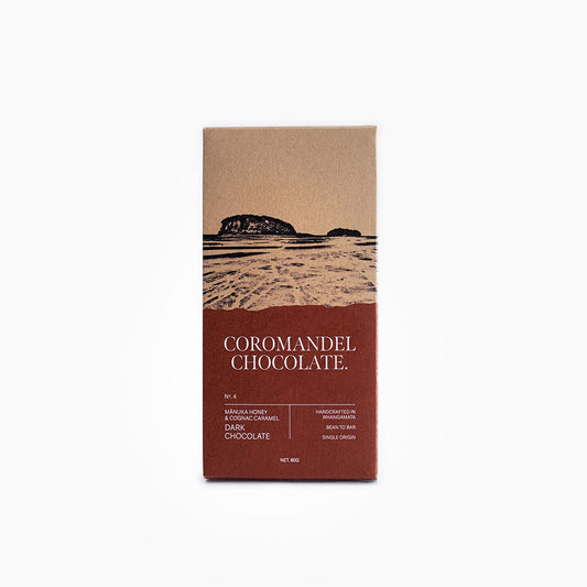 Coromandel Chocolate Manuka Honey & Cognac Caramel Dark Chocolate