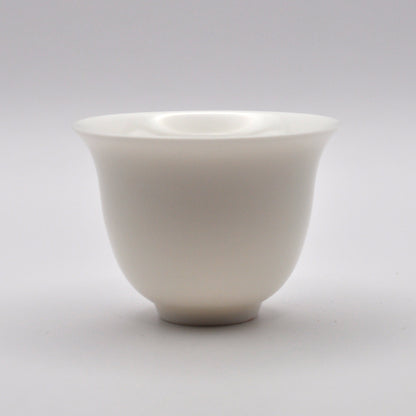 White Ceramic Teapot with Side Handle Tea Set