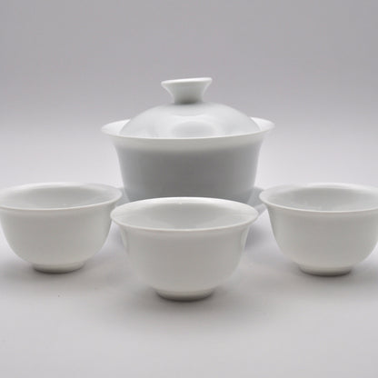 White Gaiwan Set