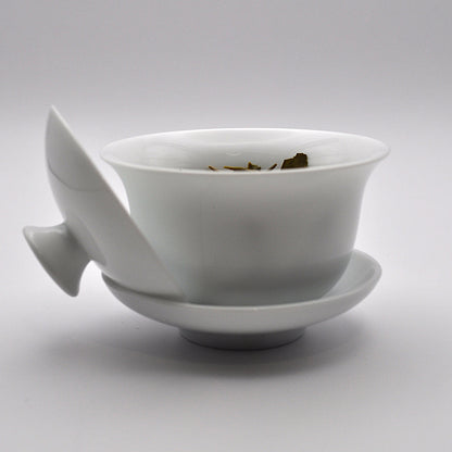 White Gaiwan Set