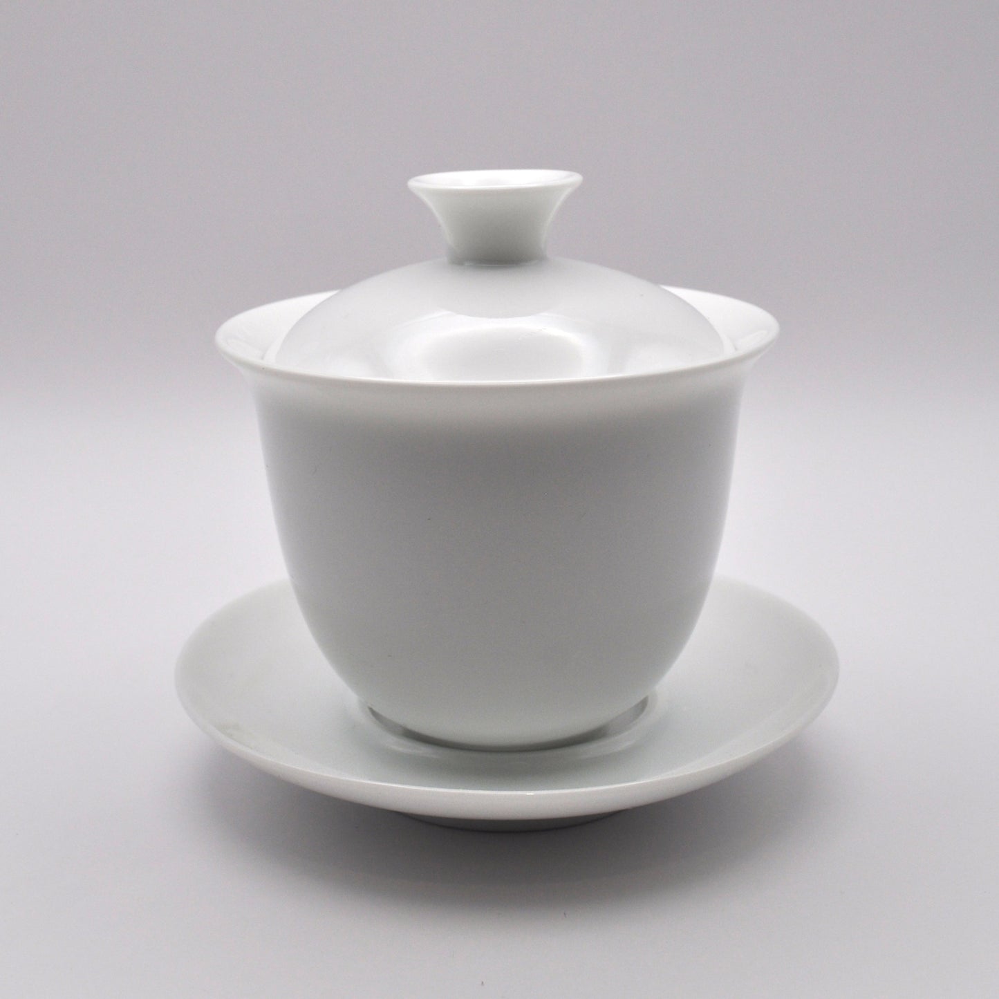 White Ceramic Gaiwan Tea Set