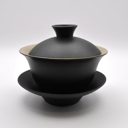 Black Ceramic Gaiwan Set