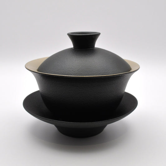 Black Ceramic Gaiwan Set