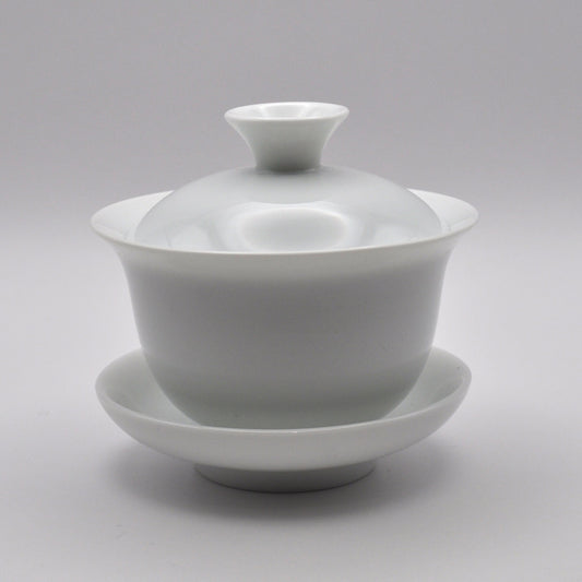 White Porcelain Gaiwan Tea Set