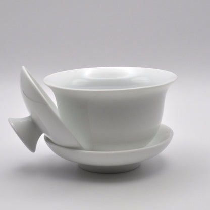 White Porcelain Gaiwan Tea Set
