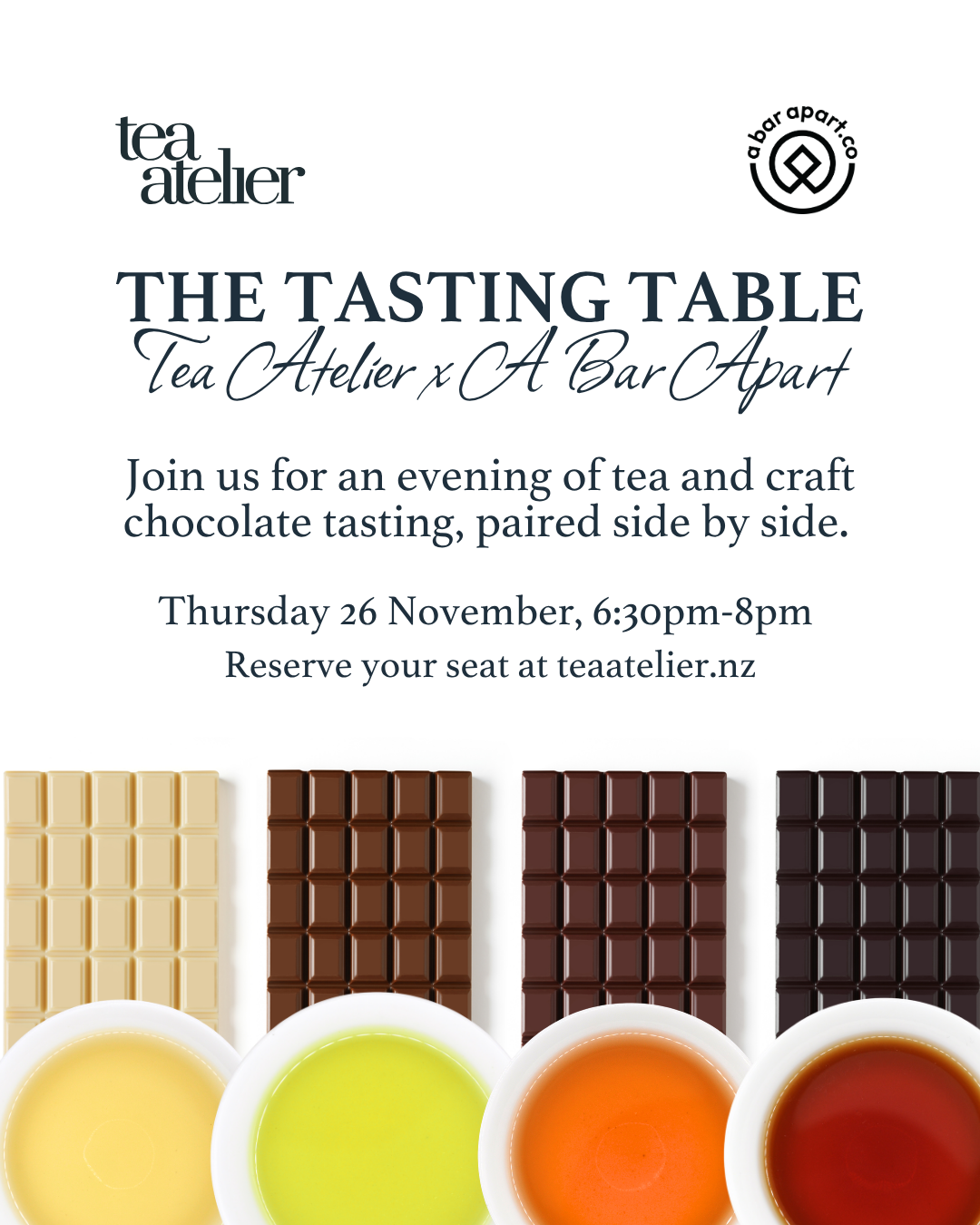 The Tasting Table: Tea Atelier x A Bar Apart
