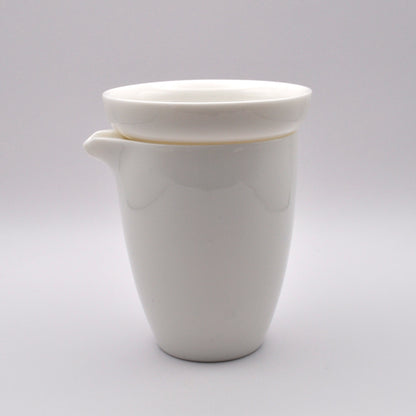 White Ceramic Teapot Set
