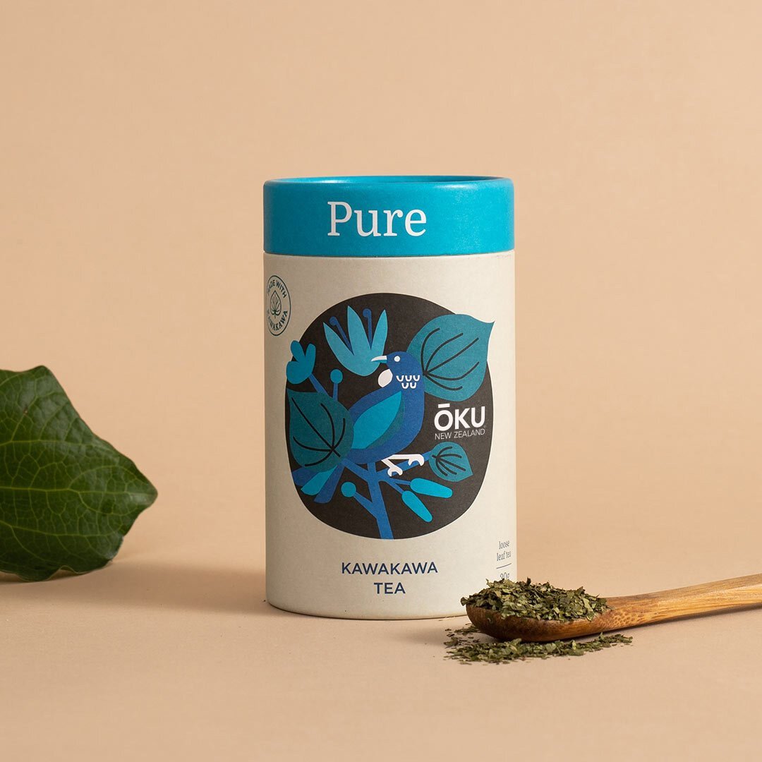 OKU Pure kawakawa tea, 30g loose leaf tube