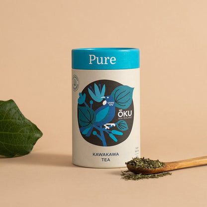 OKU Pure kawakawa tea, 30g loose leaf tube