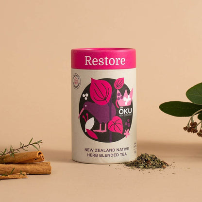 OKU Restore native herb tea, 30g loose leaf tube