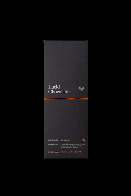Lucid Chocolatier Sauternes 72% Dark Chocolate