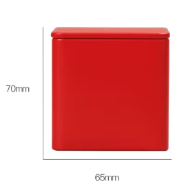 Stainless Steel Square Tea Tin