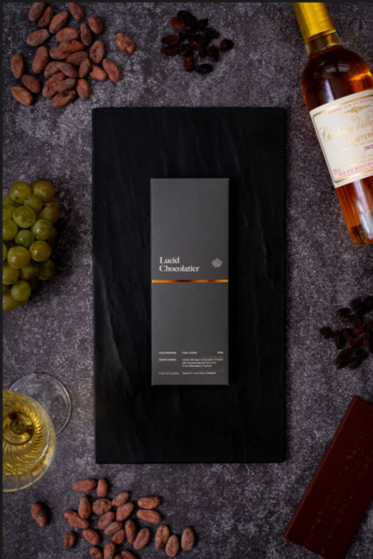 Lucid Chocolatier Sauternes 72% Dark Chocolate