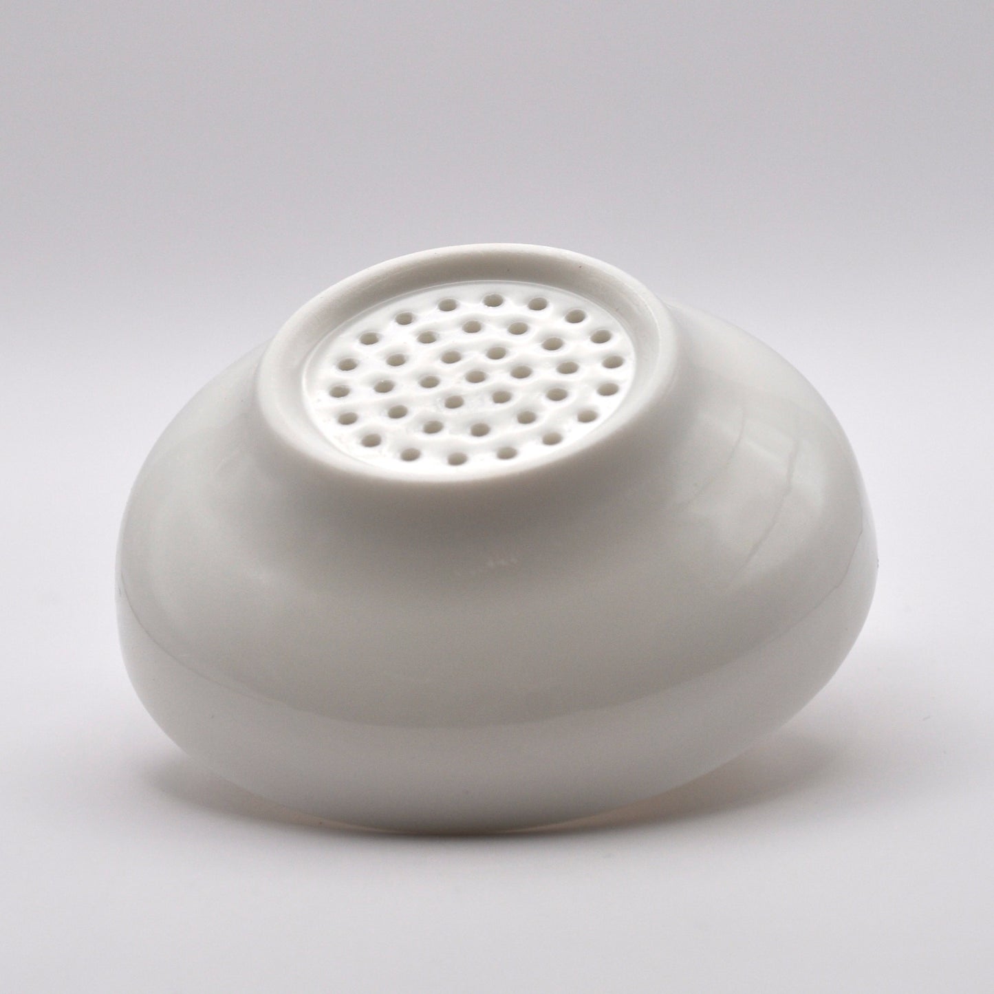 White Ceramic Teapot with Side Handle Tea Set