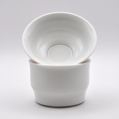 White Porcelain Gaiwan Tea Set