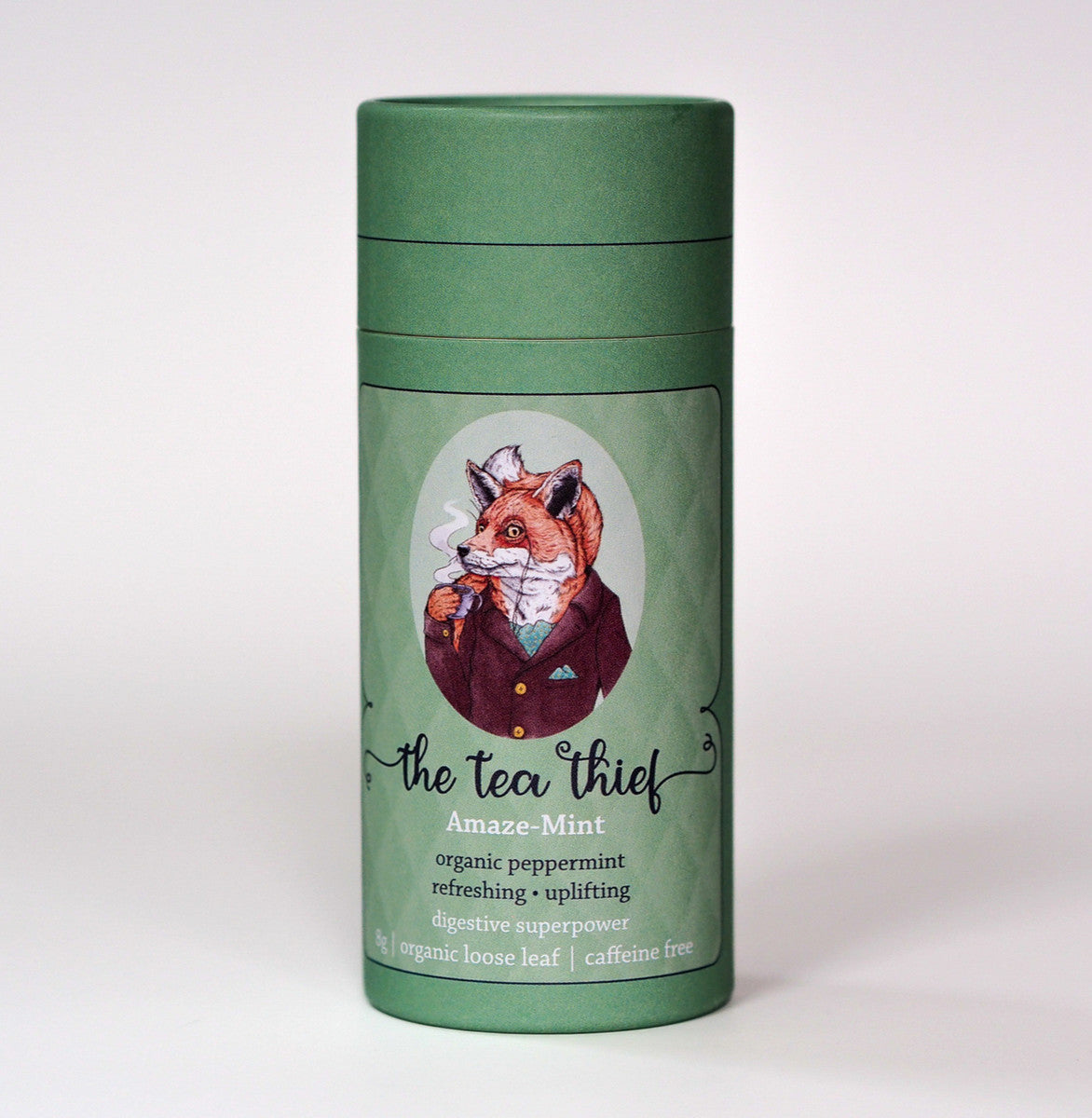 The Tea Thief Amaze-mint peppermint leaves close up