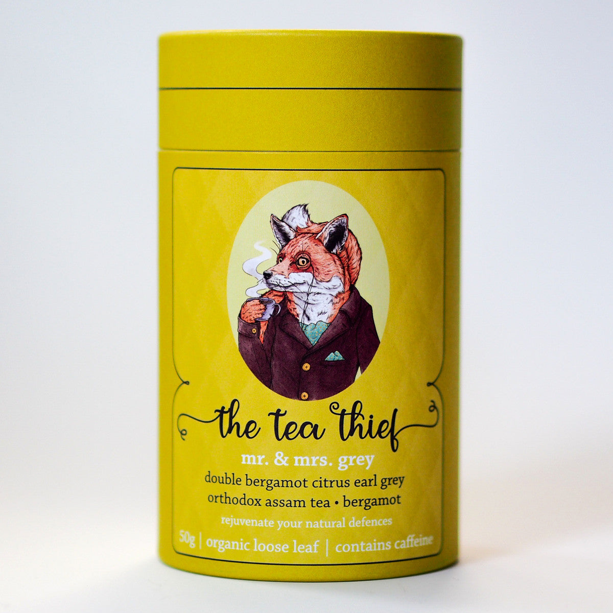 The Tea Thief Mr & Mrs Grey, 50g tea tube